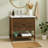 Abbondanza 36" Freestanding Single Bathroom Vanity With Ceramic Sink and Two Drawers