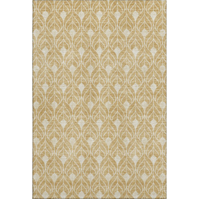 Premium Machine Washable Prisco Gold Rug