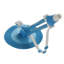 Nettoyeur de piscine automatique bleu avec 10 tuyaux durables et soupape de régulation, élimination efficace de la saleté et des feuilles, pour les piscines hors terre jusqu'à 16 pi x 34 pi
