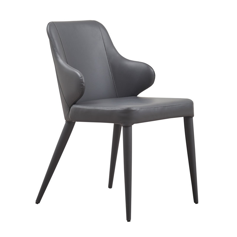 Danery 12'' H Faux Leather Upholstered Side Chair