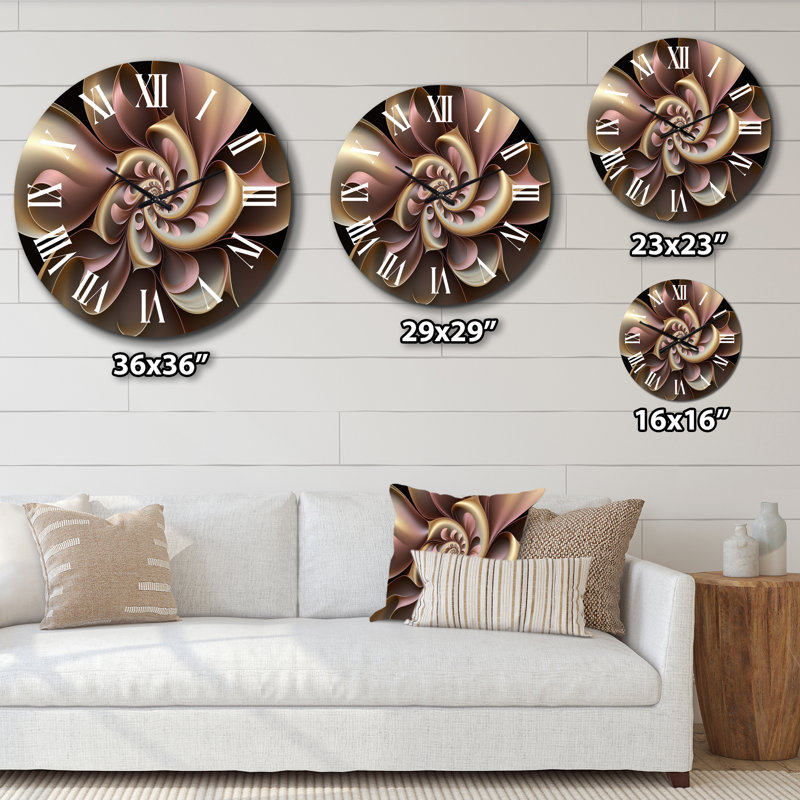 Horloge murale abstraite, Grand