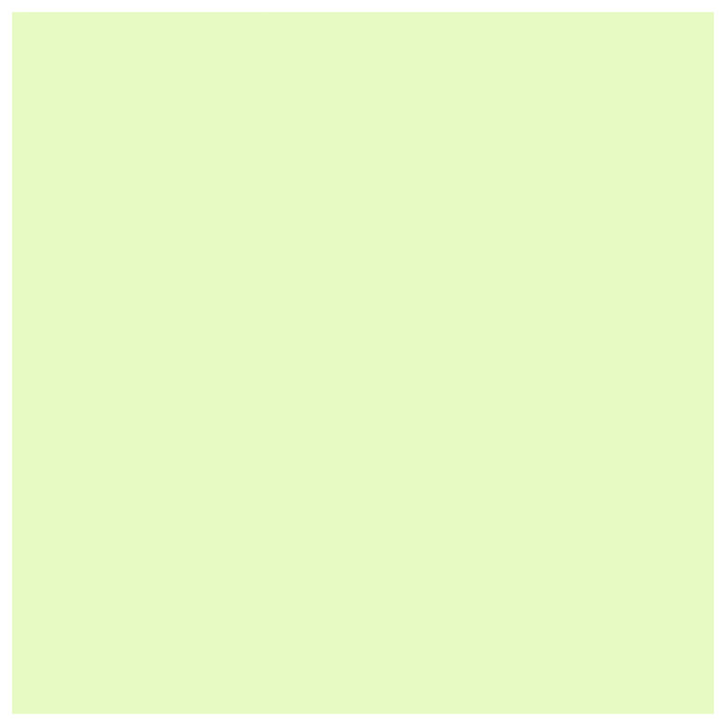 Tapisserie murale vert clair, H 68 po x l 80 po avec 4 œillets