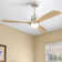 Nicola 52'' 3 - Blade Modern Ceiling Fan with Remote Control and Light Kit