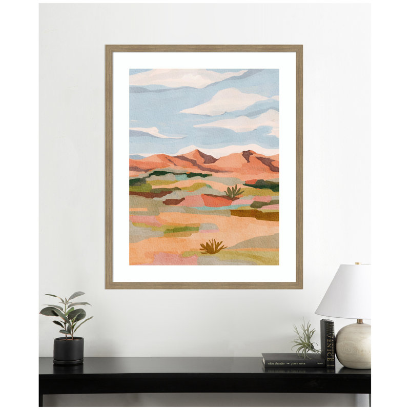 «Southwestern Dreams l» par Nikita Jariwala, reproduction d'art encadrée, H 42 po x l 34 po