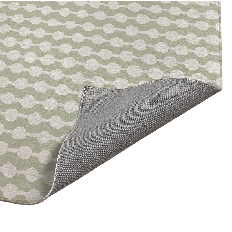 Tapis de cuisine antidérapant Dot Dot, Rectangulaire 3 pi x 5 pi, Vert clair