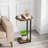 Gregert Tray Top C End Table Side Table with Storage, Round Table Top Design-90744965