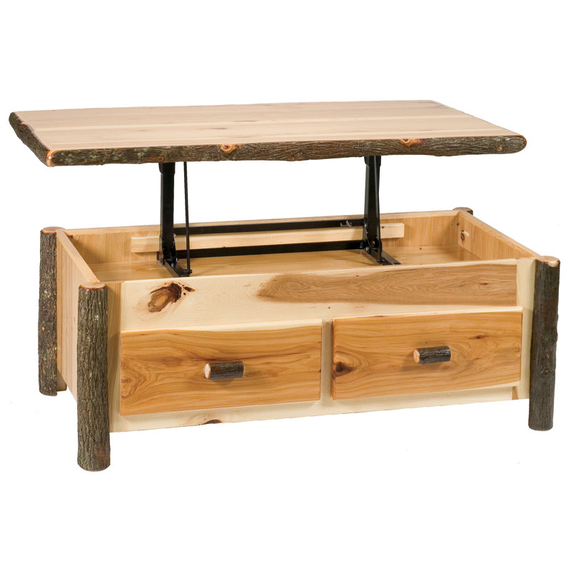 Table basse Fireside Lodge Hickory, Traditionnel