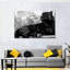«Black Panther» monochrome sur toile-1894374890