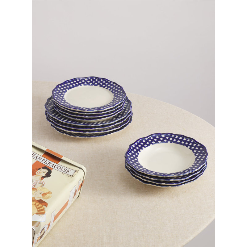 Beatrix Handmade Stoneware Dinnerware Set - Service for 4