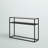 Nellie 42'' Glass Top Console Table