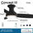 54" Concept III 3 -Blade LED Smart Standard Ceiling Fan with Remote Control and Light Kit Included-49921377
