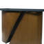 Table de salle à manger moderne 63 po - Panneau en pierre frittée blanche et pieds en bronze pour 6 à 8 personnes