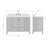 Cambridge 48.25'' Single Bathroom Vanity with Carrara Quartz Top-1762259301