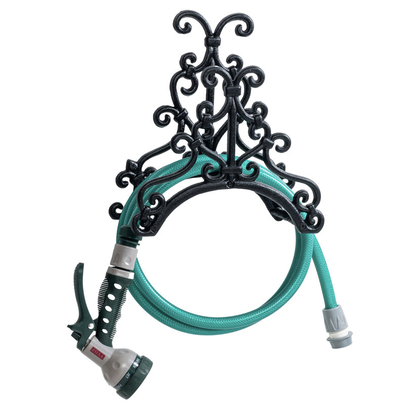 Iron Cast Garden Water Hose Reel Holder