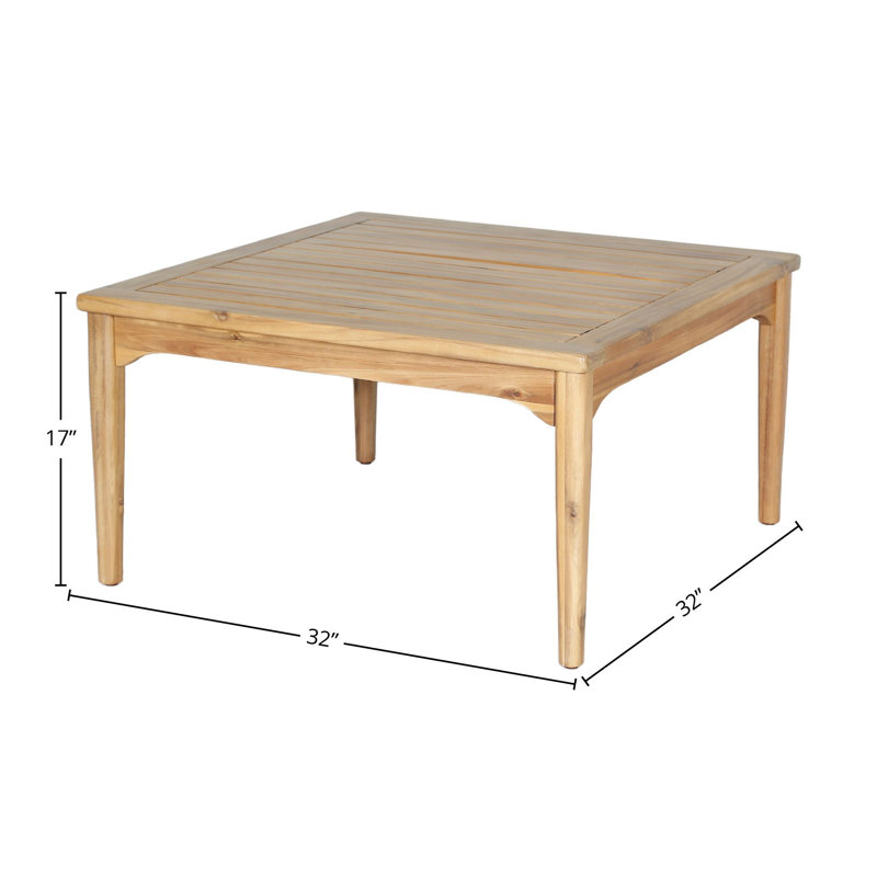 Launia Solid Wood Single Coffee Table
