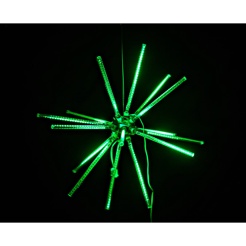 Décor de fenêtre lumineux, Vert