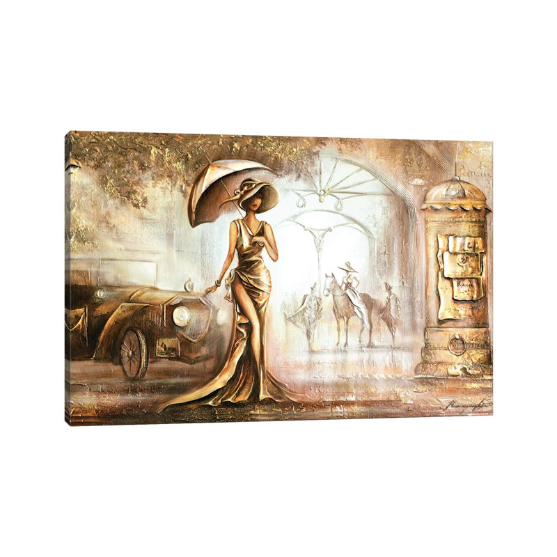 Happy Alone by Raen - Wrapped Canvas Gallery-Wrapped Canvas Giclée