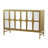 Wooden 1 Shelf and 3 Doors Room Cabinet with Mirrored Front-323362523