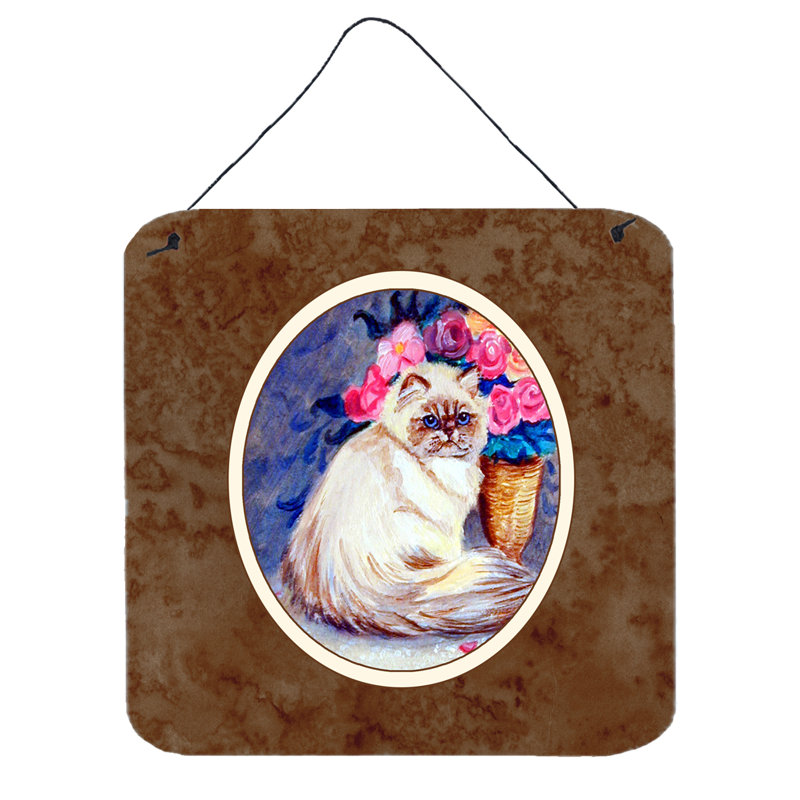Décoration murale chat persane