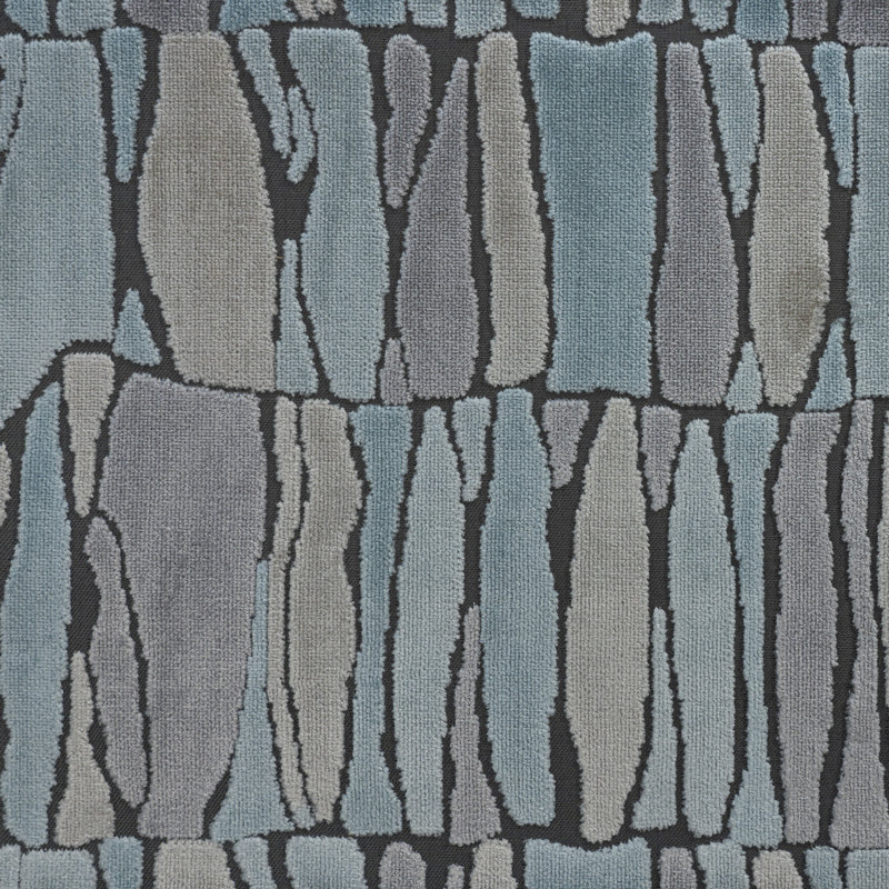 Tissu d'ameublement en velours Twiggy-Society, Iceberg
