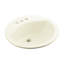 Modesto Ceramic Circular Drop-In Bathroom Sink-1246935998