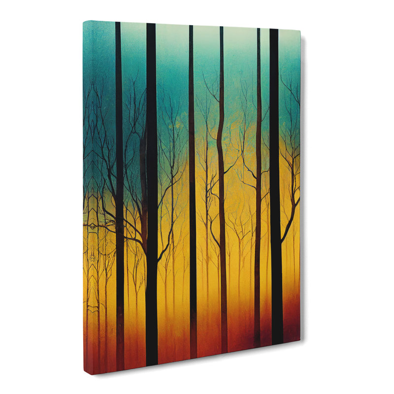 Forest Marbling Vol.1 - Wrapped Canvas, 60cm H x 40cm W x 3cm D