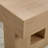 Rustic Farmhouse Rectangular Coffee Table, 47 Inch 2-Tier Entryway Console Table with U-Shaped Base
