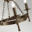 Cochere 3 - Light Waggon Wheel Chandelier