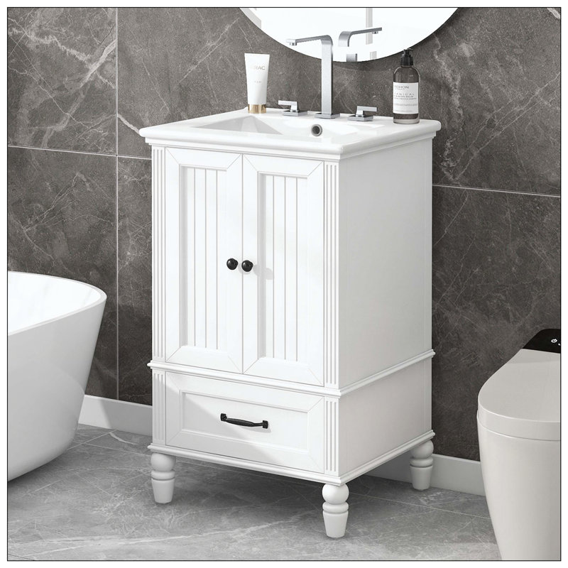 Tampons de butée de meuble-lavabo pour salle de bain