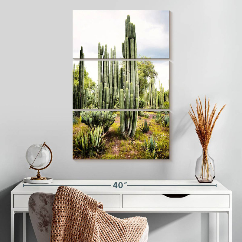 Harnek Viva, Mexique - Cactus Cardon I, H 32 po x l 20 po