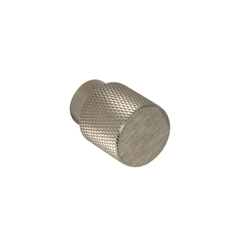 Linear 3/4" Diameter Cylindrical Knob, Brushed Nickel