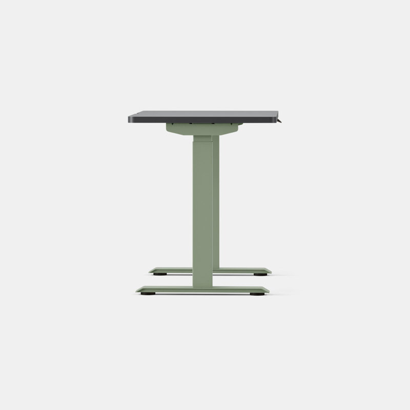 Duo Standing Desk, 47.3" H x 36" W x 24" D, Sage, Charcoal