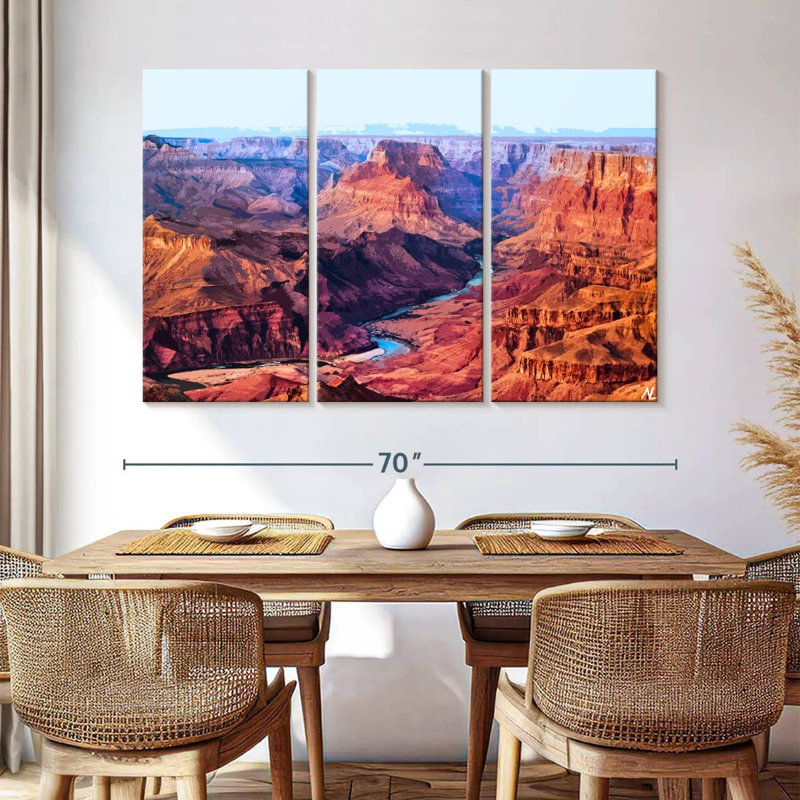 Illustration du Grand Canyon d'Alvord II, H 42 po x l 65 po