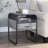 Metal Frame End Table With One Drawer