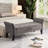 51.5" Bed Bench With Storage Velvet-1849046029