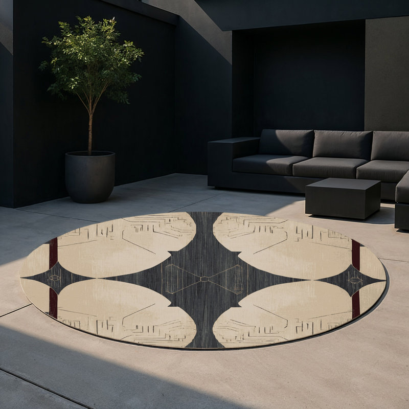 Eternal Weave Indoor And Outdoor Area Rug, Round 5'