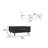 Coffee Table, One Drawer, Four Legs, Black