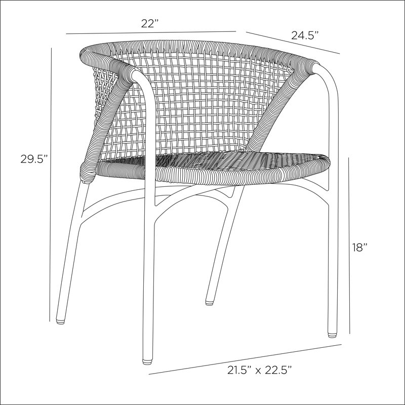 Enzo Outdoor Dining Chair