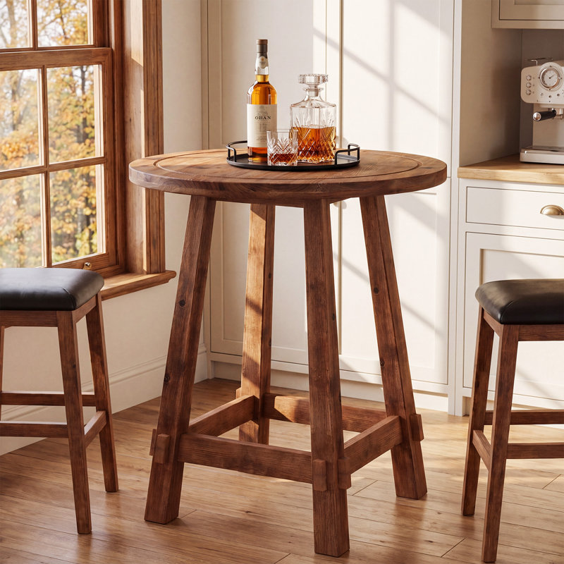 80.01cm Solid Wood Home Bar