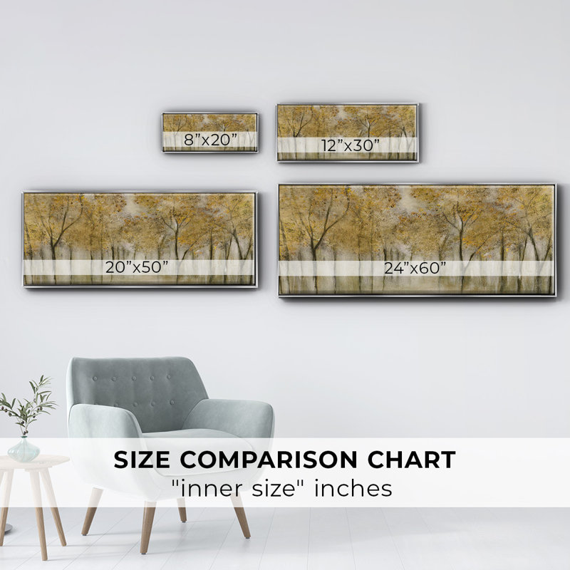 Golden Spring- Framed Canvas