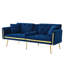 2 Seater Velvet Sofa Bed-1517013267