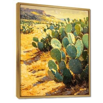 Cactus Maradith dans la lumière de l'après-midi - Cactus, art mural