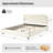 Gervais Modern Curved Upholstered Storage Bed-1778946763