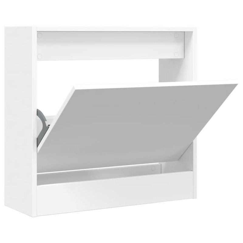 2 Pair Shoe Storage, White
