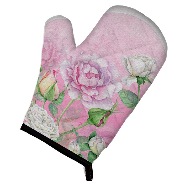 Caroline's Treasures Floral Oven Mitt
