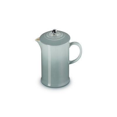Le Creuset Stoneware 34 Oz. French Press, White