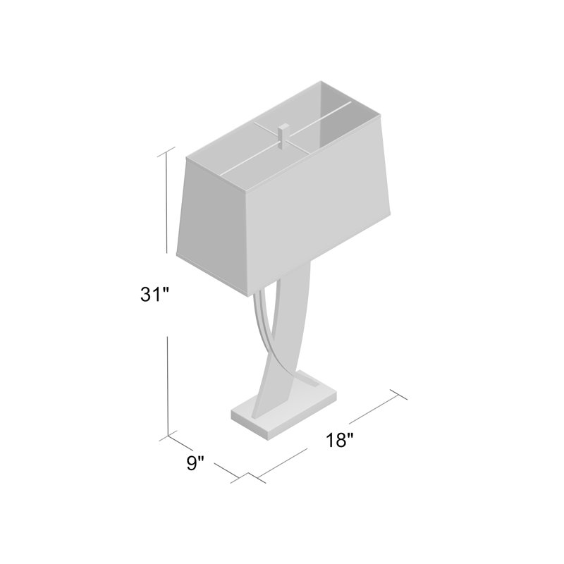 Lampe de table 31 po Naema