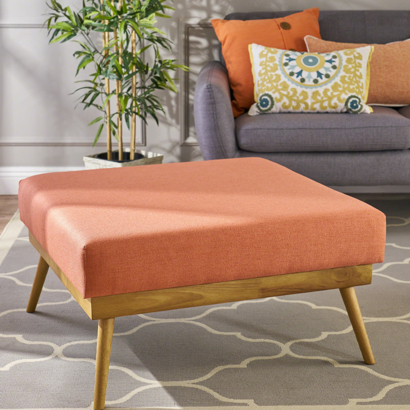 Grand corail avec coussin et structure en tissu 100% bois d'hévéa naturel pour le confort du salon