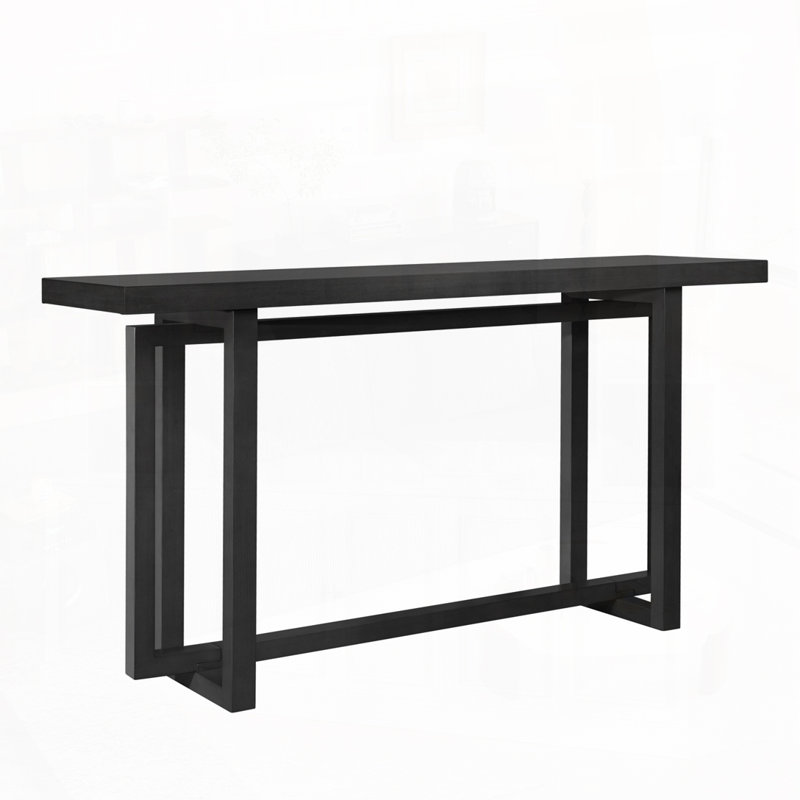 59.05"Console Table, Black