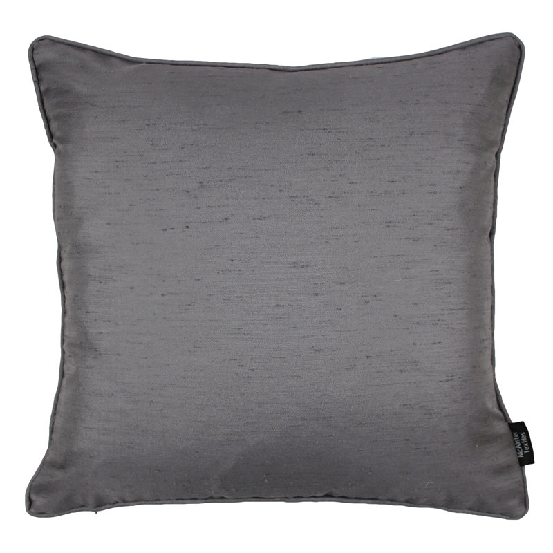Bloxom Square Throw Cushion, 60 x 60cm, Silver